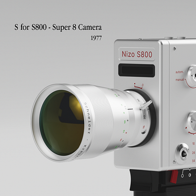 S for S800 - Super 8 Camera braun motiondesign nizos800 super8