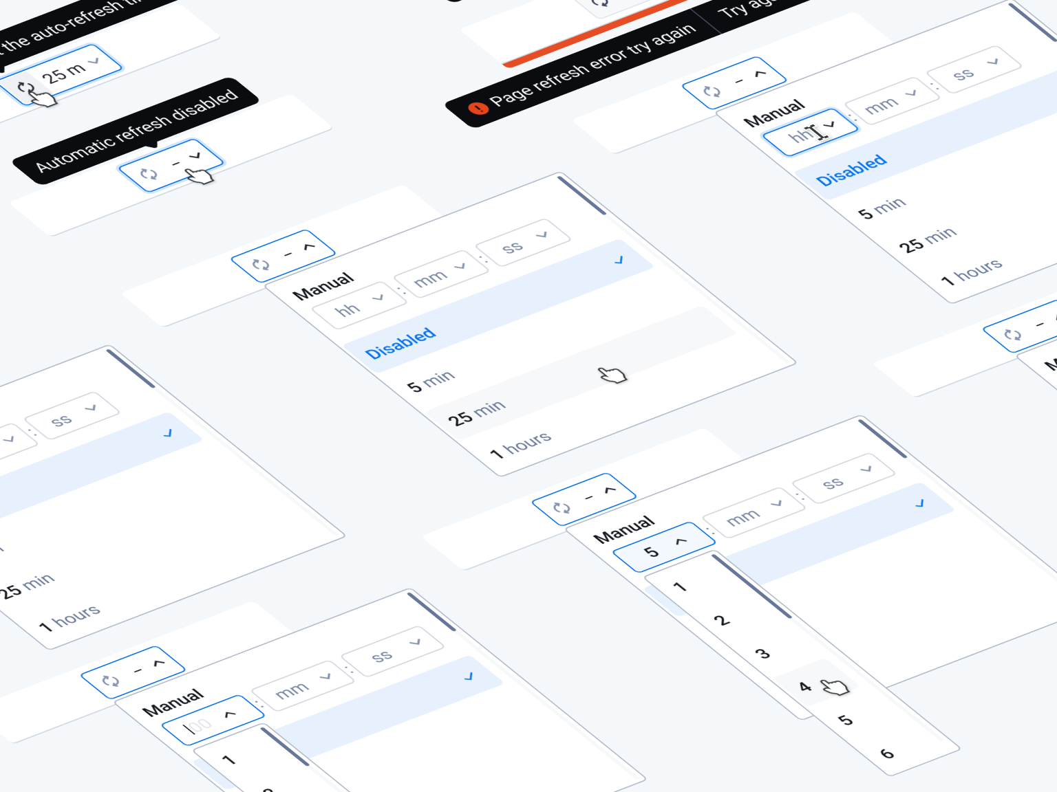 Drop Down design dropdown timepicker ui