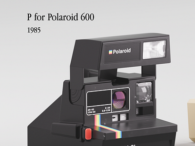 P for Polaroid, Q for Quartz Flip Clock flipclock motiondesign polaroid spiritcl