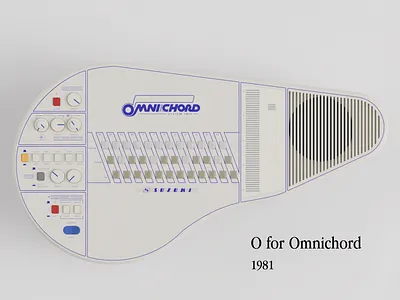 O for Omnichord motiondesign omnichord