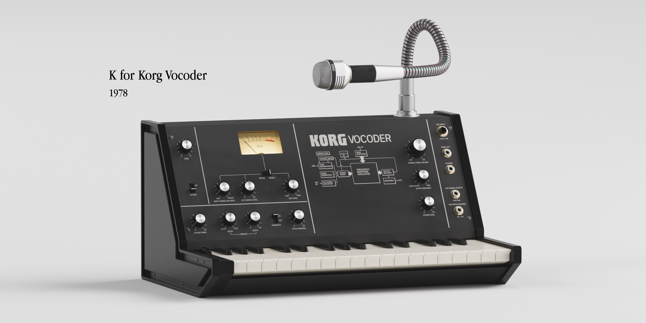 K for Korg Vocoder korg motiondesign vocoder