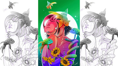 Desire animation art conceptart drawing fantasy graphic design illustration
