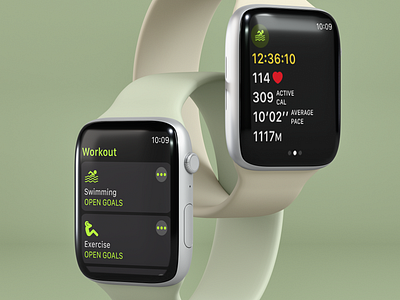 Apple Watch UI Design app design apple apple watch application design digital watch figma fitness fitness app fitness monitor ios smart watch ui watch watch design watch ui