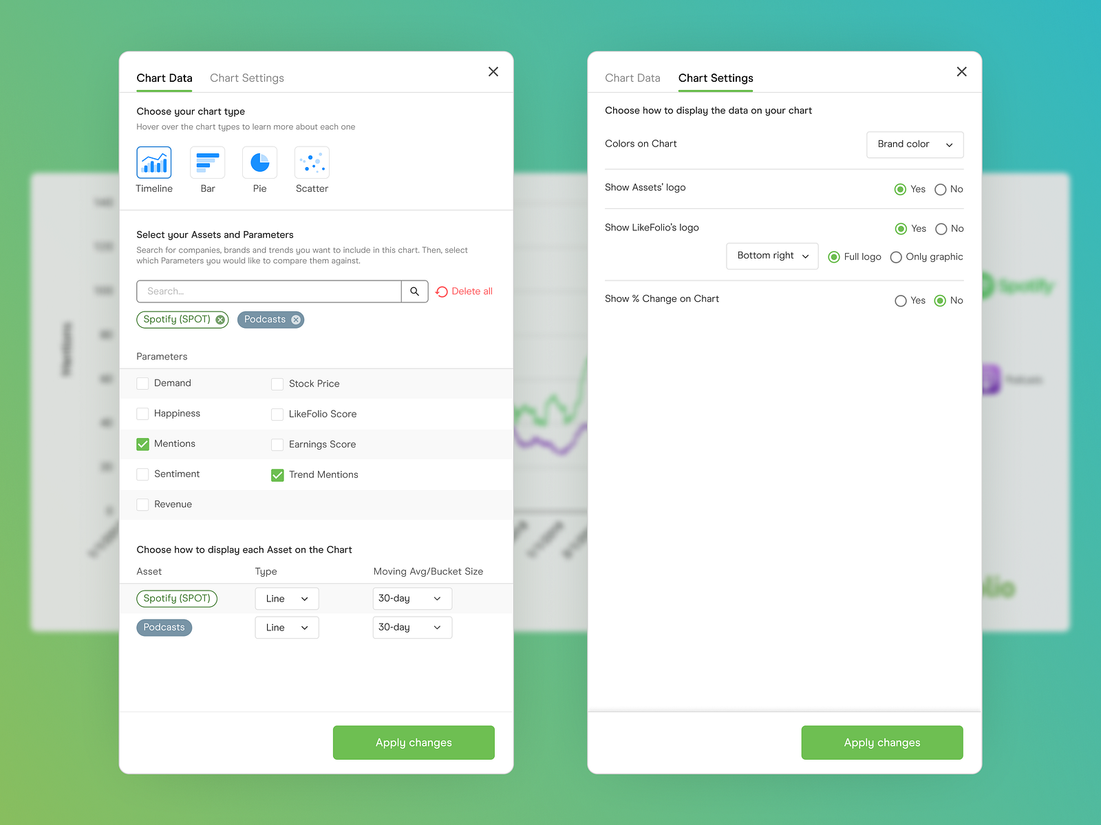 Data Viz Chart Builder for FinTech Platform by Amadeu Thomson for ...