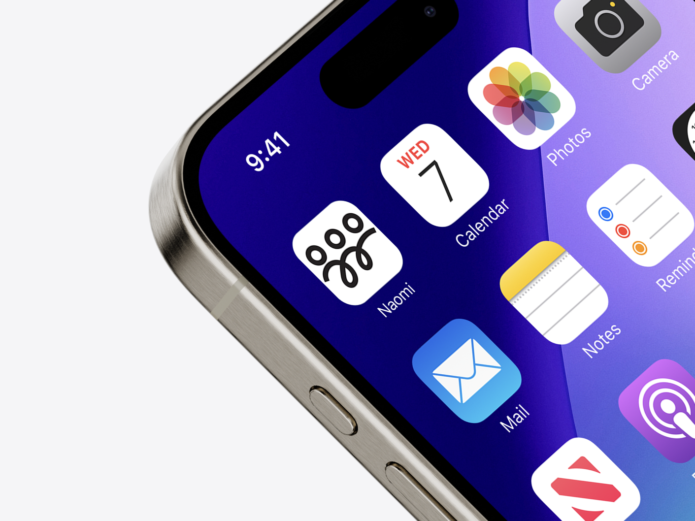 Fitness community app logo design - Naomi / Design Concept