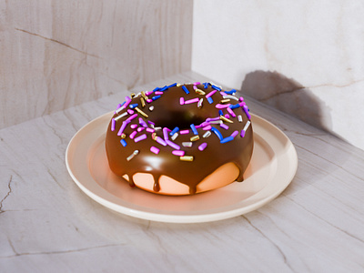 Delicious Donut! 3d blender donut graphic design