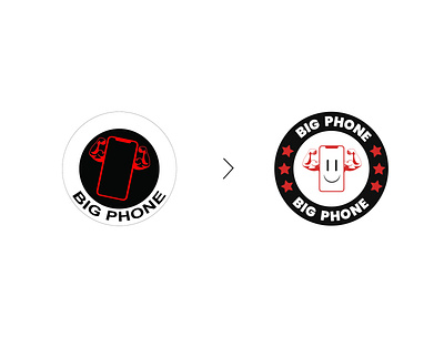 BIGPHONE LOGO REDESIGN branding brandupdate graphic design logo logodesign logoredesign mobilephone phoneshop technology