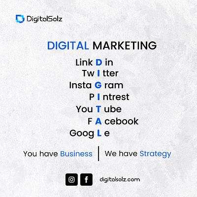 Digital Marketing branding business business growth design digital marketing digital solz illustration marketing social media marketing ui