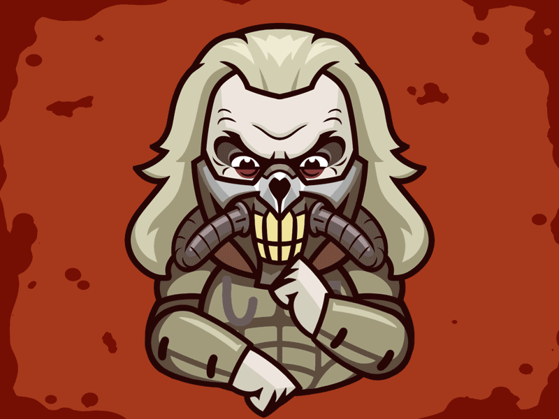 Mad Max: Immortan Joe animated sticker cartooning character animation furiosa gif immortan joe mad max madmax madmaxfuriosa warner bros