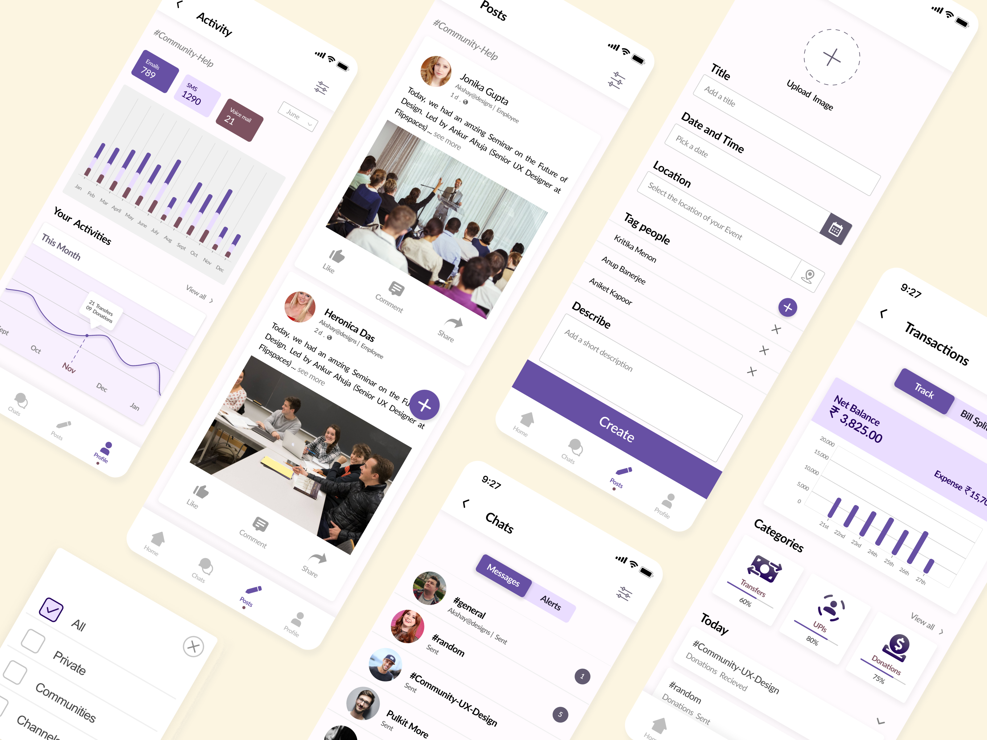 White-Labelled Community App Design app appdesign art branding dailyui design logo socialmediaapp ui uiux uiuxdesign ux
