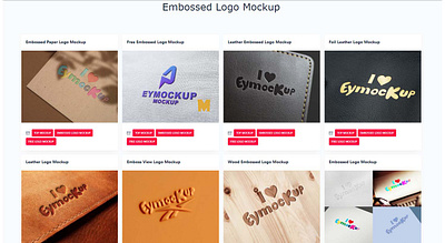Embossed Logo Mockup embossed logo mockup free mockup graphic eagle logo mockup