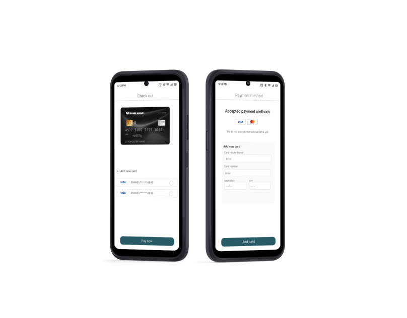 Add Card Prototype animation app design prototype ui