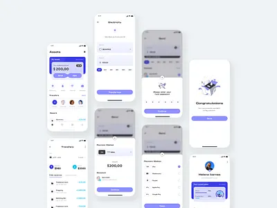 Blockchain asset page app design icon illustration logo ui ux
