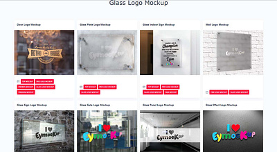 Glass Logo Mockup glass glass logo mockup graphic eagle logo mockup