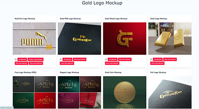 Gold Logo Mockup gold gold logo mockup graphic eagle logo mockup