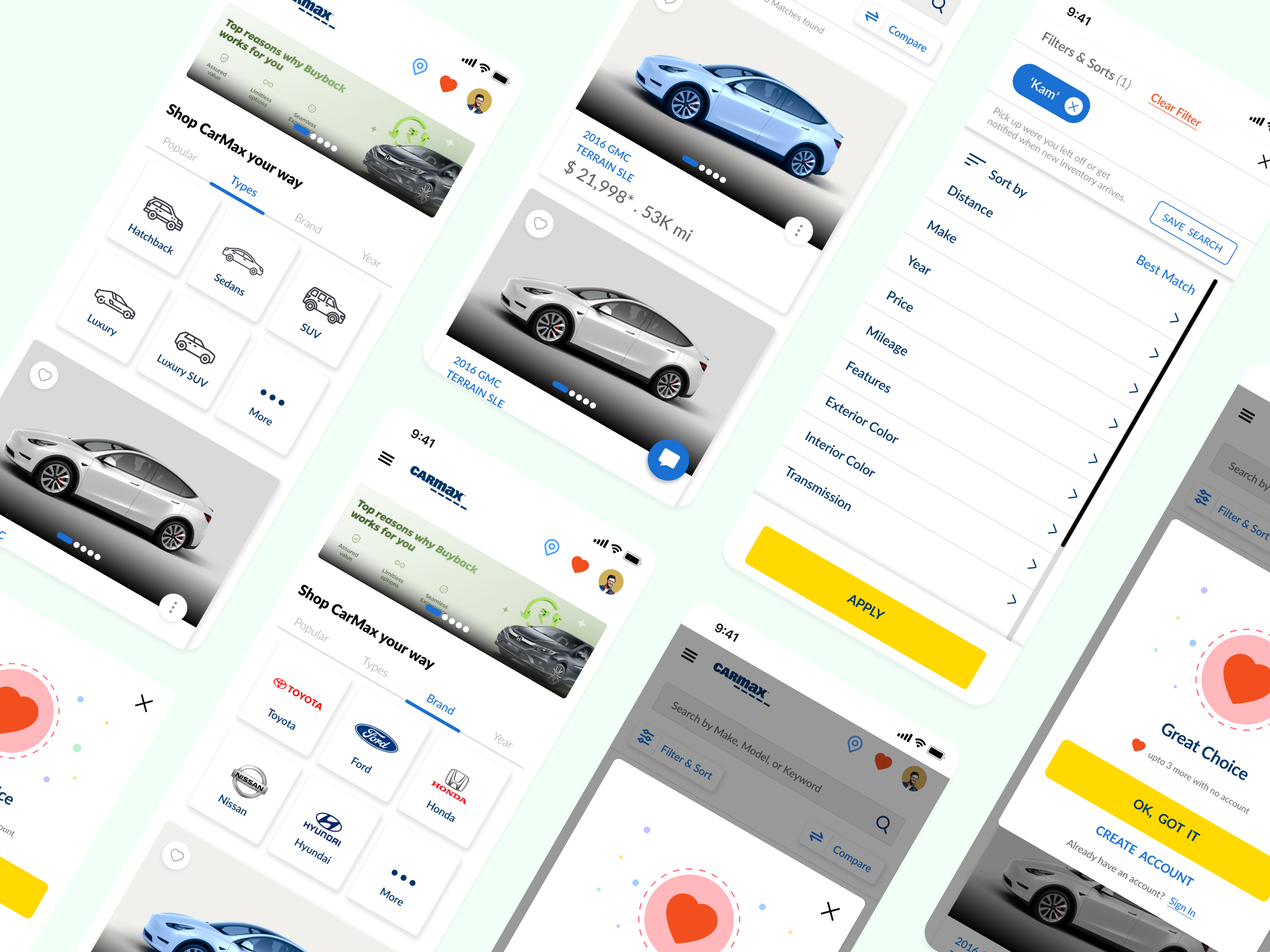 CARmax app redesign app appdesign art carmax app redesign dailyui design icon mobile app design transport app design ui uiuxdesign ux