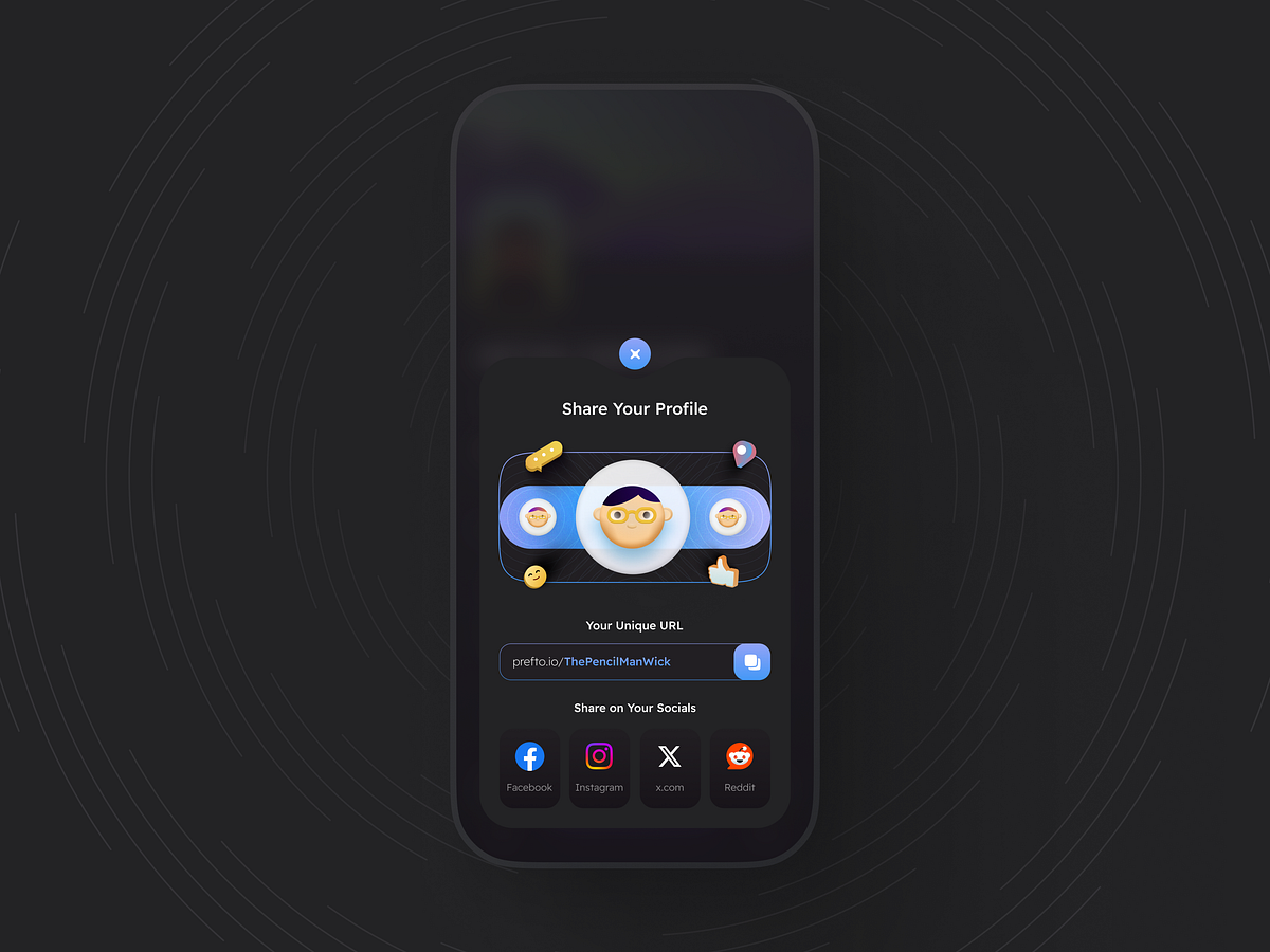 Social Share Bottom Sheet UI Exploration by Neel on Dribbble