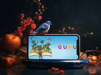 Guru app app design application creative creativity graphic design ui ui design uiux ux web web design