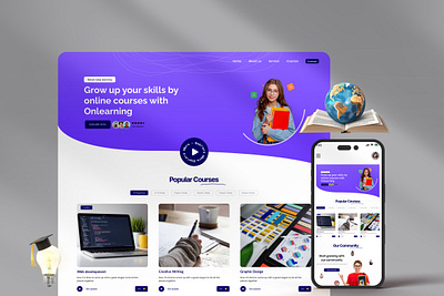 Education Website Responsive ui