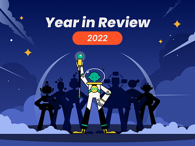 Skooldio Year in Review 2022 art branding design graphic graphic design illustration illustrator vector