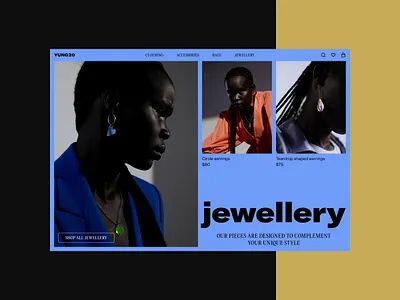 Fashion Website Design brand identity branding design ecom ecommerce fashion homepage landing page product page ui ux