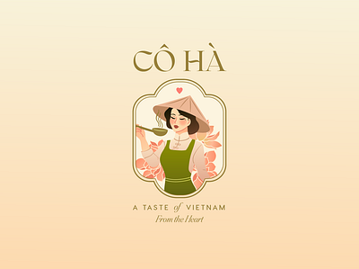 Restaurant Logo Concept 🍜🏮 asian cuisine branding graphic design illustration logo restaurant logo vector vietnam