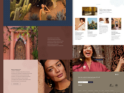 beauty e-commerce beauty branding commercial cosmetics e commerce ecommerce layout moroccan online shop webdesign website
