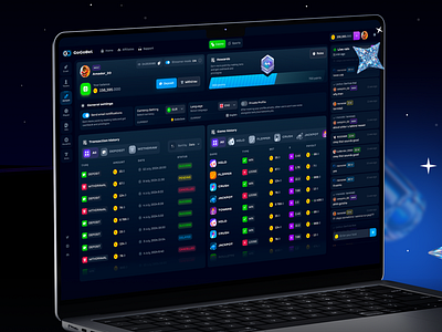 casino profile bet betting ui design casino design casino profile casino ui ux crypto crypto game dark mode gambling profile game casino game illustration in house game live casino mobile casino original games product design statistic ui ux web casino web3 gambling