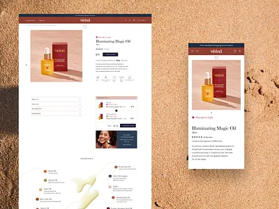 Product page e-commerce beauty beauty e commerce beauty ecommerce checkout cosmetics e commerce ecommerce layout online shop online store product page website