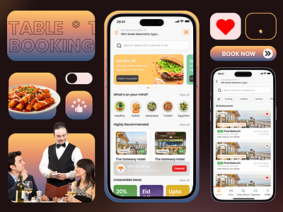 Best Restaurant Application UI UX Design | Food App Design | 3d animation app developer in dubai application development branding food app development food application graphic design logo motion graphics ui usa app development company