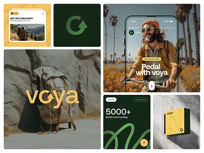 voya: Travel Branding brand brand guidelines brand identity brand sign branding event branding identity logo logo design logotype marketing shopify startup travel travelagency trip ui visual visual identity web design