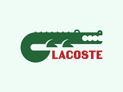 Lacoste • Logo Concept brandidentity branding concept crocodile design graphic design illustration lacoste logo logo design logos reptile vector