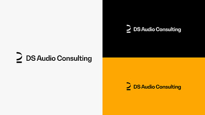 DS Audio Consulting logo variations branding graphic design logo