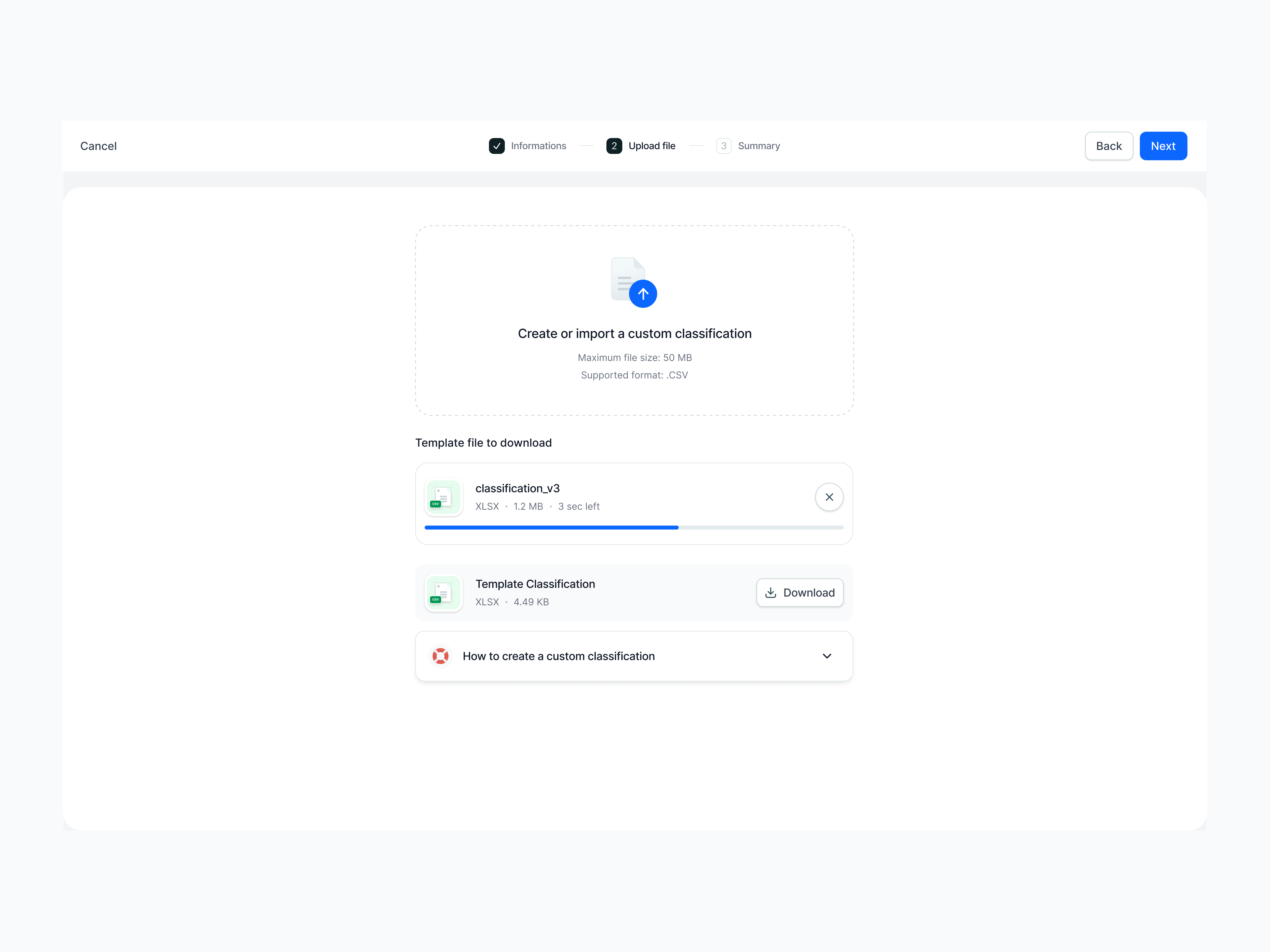 Example of Step ❷ — File Upload