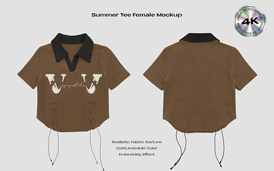 SUMMER TEE FEMALE MOCKUP psd mockup summer apparel summer shirt summer shirt mockup