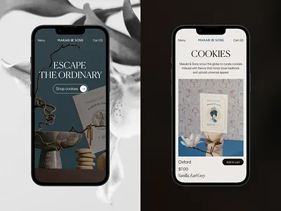 Craft Bakery Ecommerce Website branding design ecom ecommerce homepage landing page online store product page ui ux website design