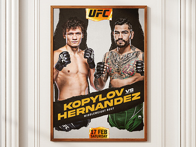 UFC Poster fightnight graphic design graphic poster poster design sport art sport poster ufc ufc poster