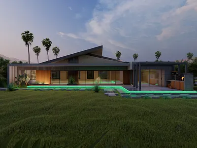 Exterior House Design 3d 3ds max design designer exterior house render rendering visual visualization