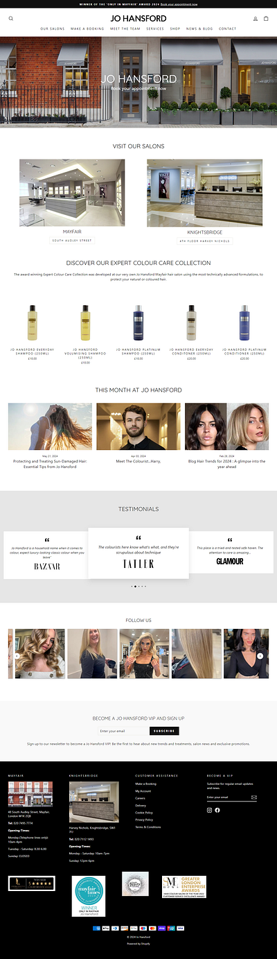Fashion & Beauty business website design and development beauty and fashion beauty website elementor fashion website landing pages we develop web development webdesign website wordpress