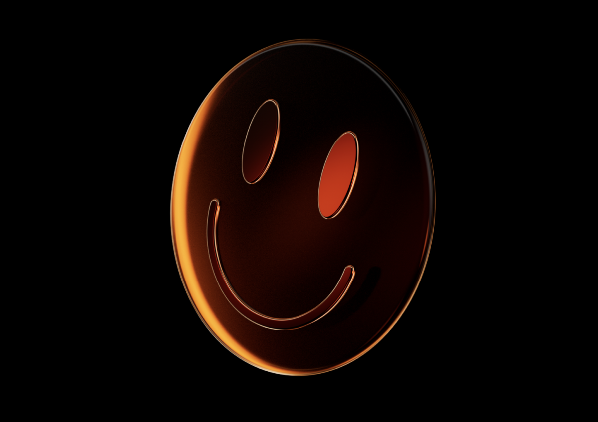 smile 3d c4d cinema 4d gold graphic design neon smile