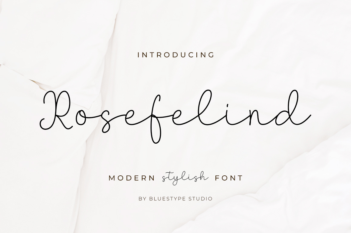 Rosefelind - Stylish Font by Bluestype Studio on Dribbble