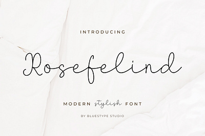 Rosefelind - Stylish Font branding calligraphy design font design fonts free font graphic design hello dribbble lettering logo font minimalism modern font script font stylish trendy type typography ui