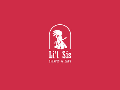 Li'l Sis Restaurant best designer branding graphic design illustration kitchen logo logodesign minimal modern logo neighborhood restaurant restaurantlogo sister