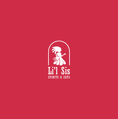 Li'l Sis Restaurant best designer branding graphic design illustration kitchen logo logodesign minimal modern logo neighborhood restaurant restaurantlogo sister