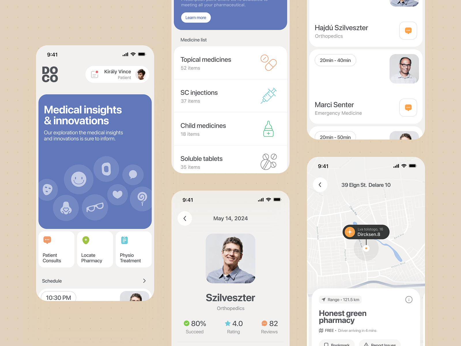 DOCO - Doctor Consultancy Mobile App MVP by Sajon on Dribbble