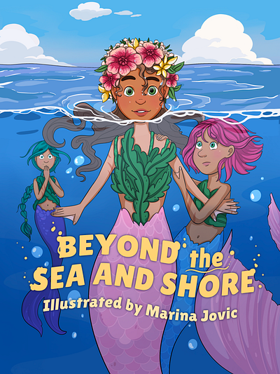 Mermaid chapter book illustration book cartoon chapterbook childrens book colorful cute design illustration kidlit middle grade