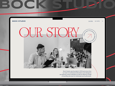 Bock Studio - Our Story Page ui