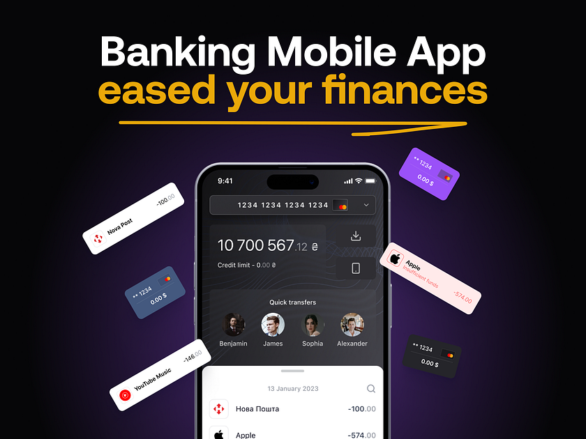 UI UX Banking designs, themes, templates and downloadable graphic ...