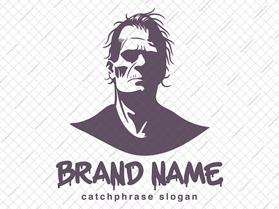 Frankenstein's Zombie Monster Logo branding graphic design logos