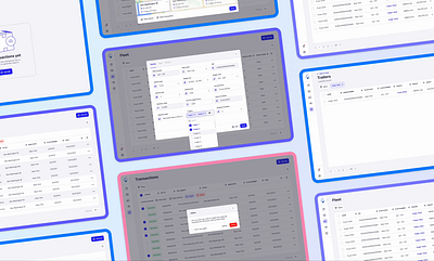 Tollogic - SAAS product for commercial carriers crm dashboard figma graphic design saas dashboard ui design ux design